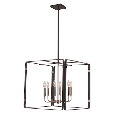 Trans Globe 6Lt Industrial Cage-Bk/Bn 11046 BK/BN